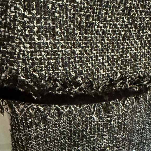 J. Crew Black and Grey Sparkling Tweed Dress and Blazer - Picture 4 of 16